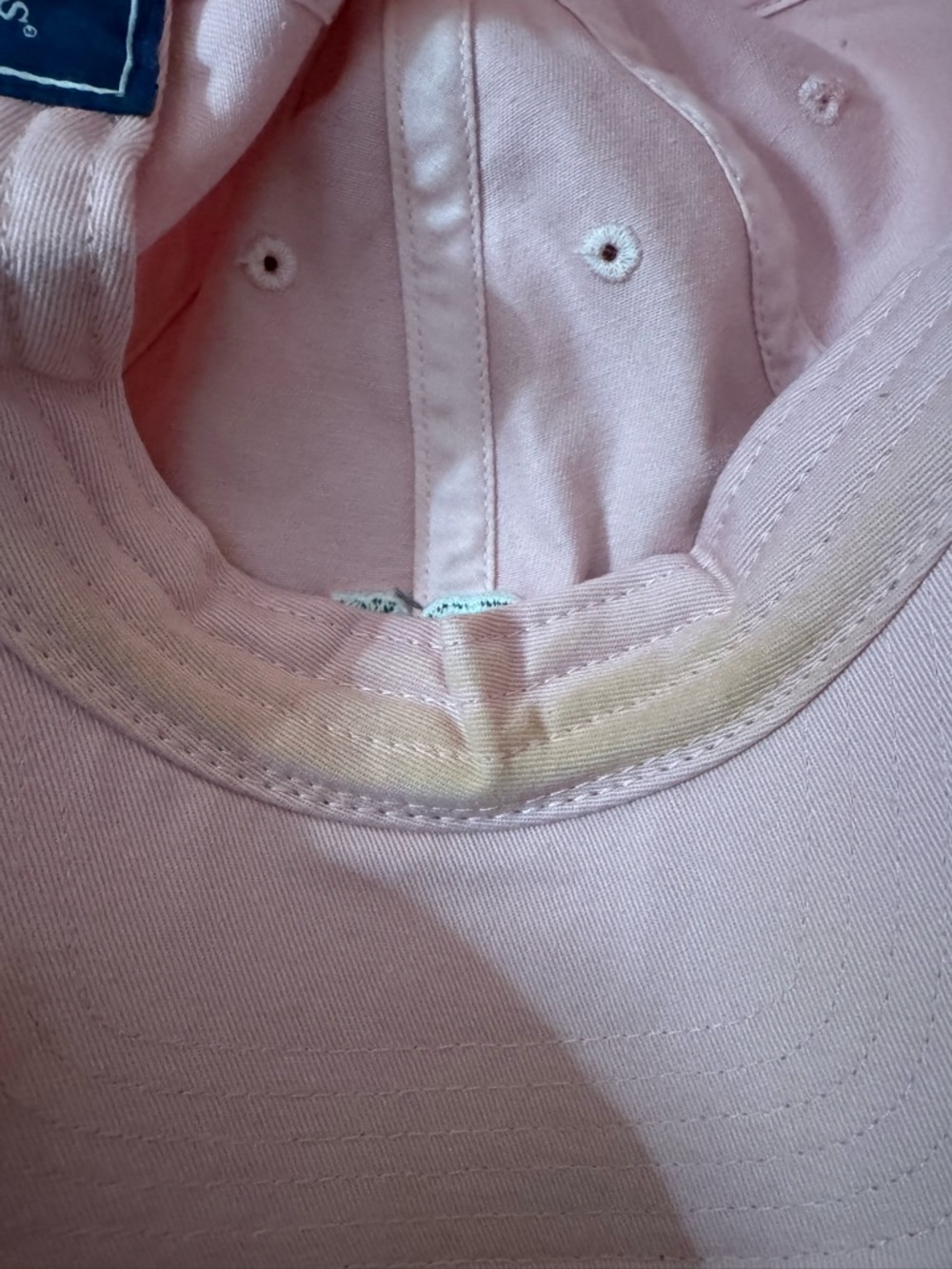Vineyard Vines Pink Kids Baseball Cap with Whale Patch - Picture 6 of 6